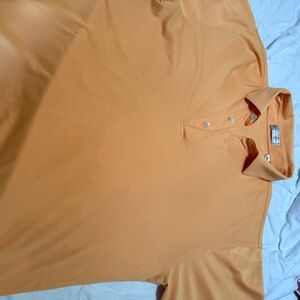 Peter Millar Men's Sunrise Orange Golf Polo Shirt, golfcore,spring,athleasure,